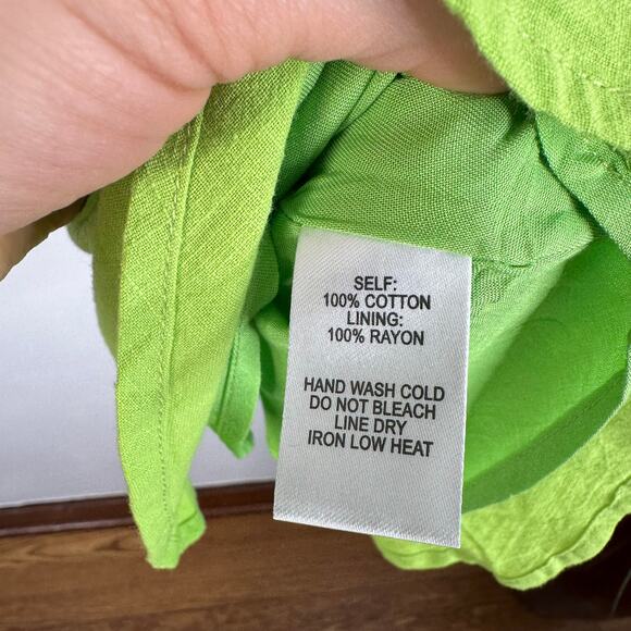 Lulu's Here to Dance Lime Green Lace-Up Mini Dress - Picture 8 of 8